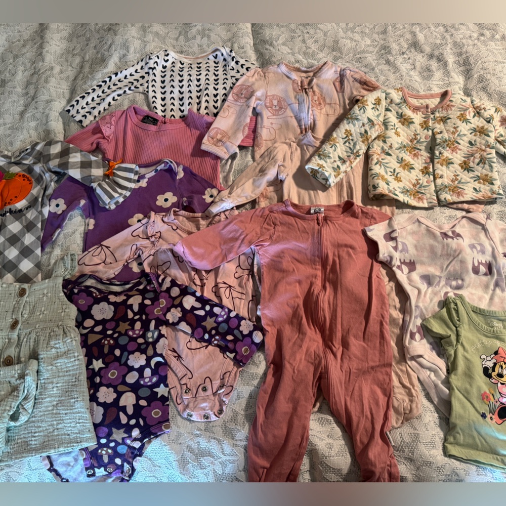 14 pieces - Baby girl clothing -  6m-9m